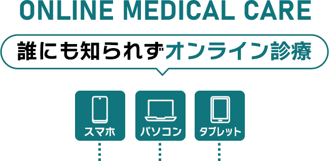 誰にも知られずオンライン診療